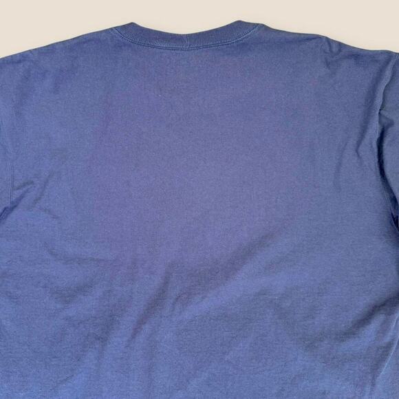 Carhartt Mens Short Sleeve Loose Fit Pocket T Shirt Crew Neck Size 2XL Dark Navy - Picture 6 of 10